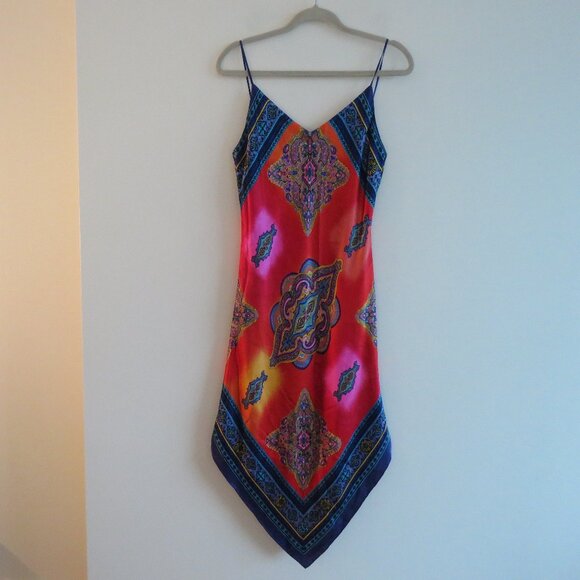 Vibrant Multicolor Spaghetti Strap Dress - Picture 2 of 16